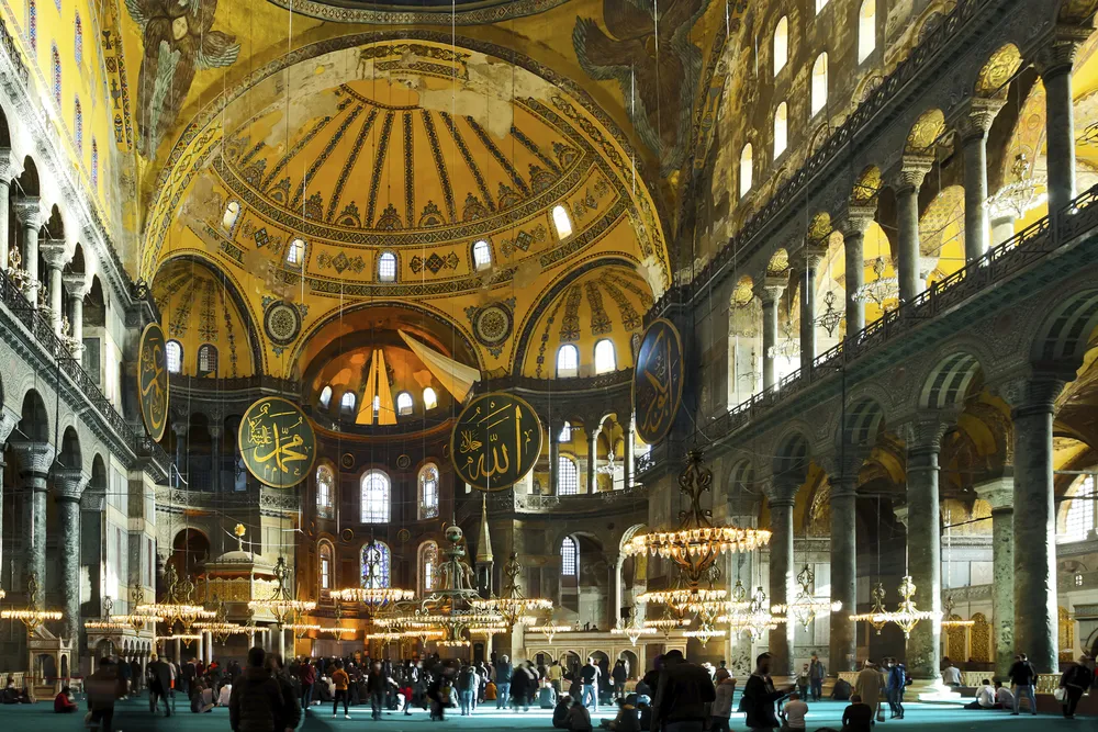Innenansicht der Hagia Sophia