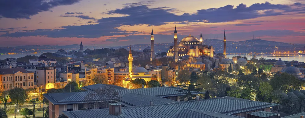 Hagia Sophia im Sonnenaufgang