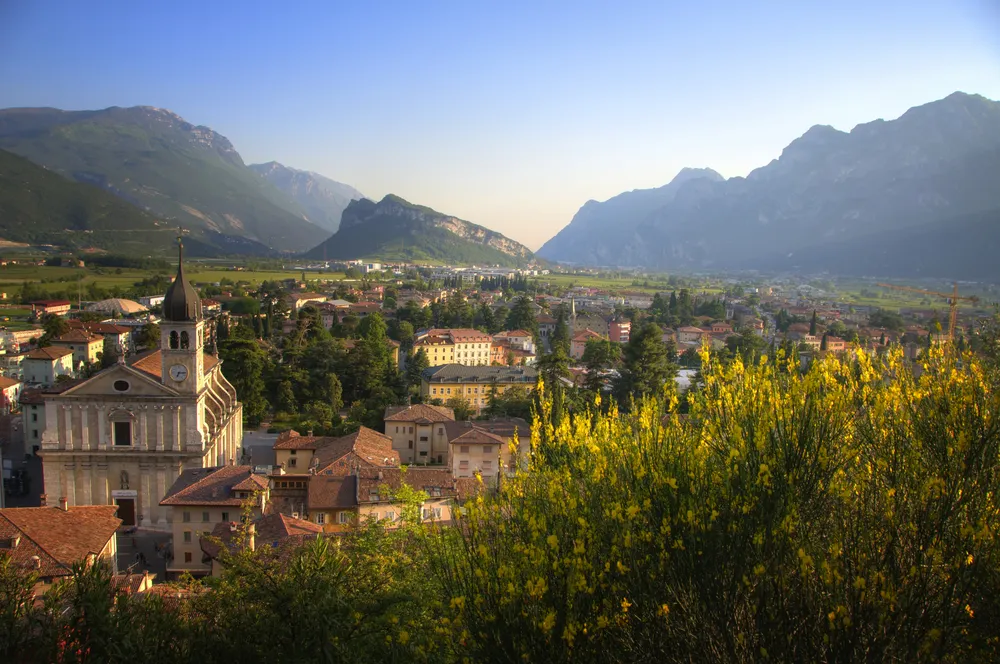 Arco am Gardasee in der Region Trentino, Italien 