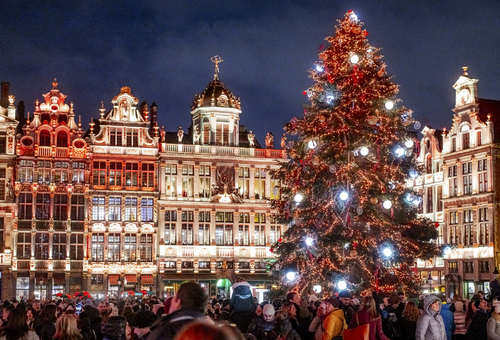 Weihnachtsmarkt in Brüssel