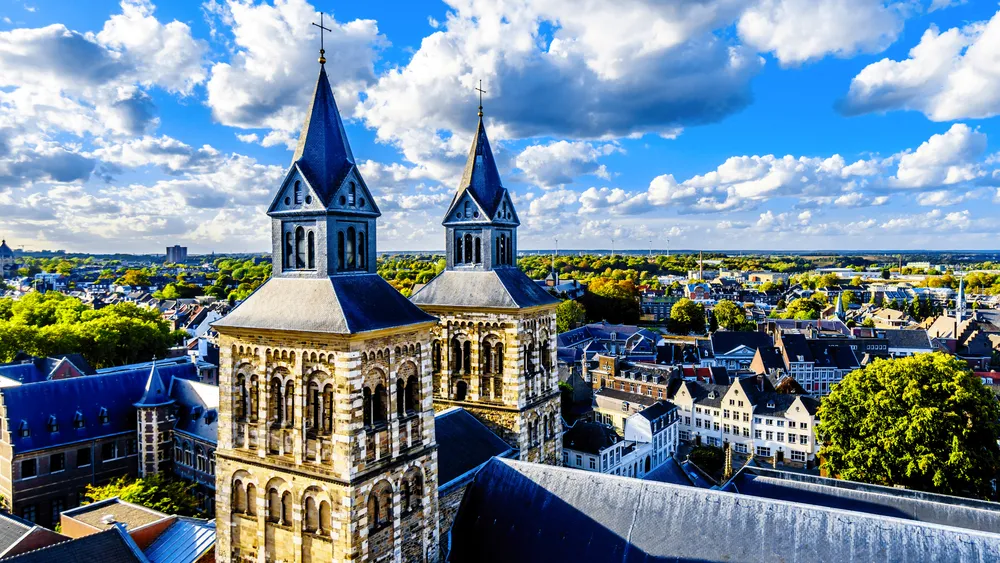 Blick auf Maastricht von der Johanniskirche