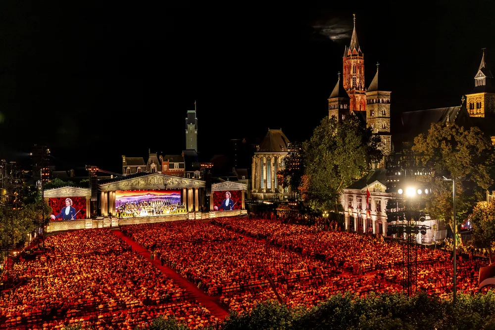 Der Vrijthof beim André Rieu Sommernachtskonzert in Maastricht