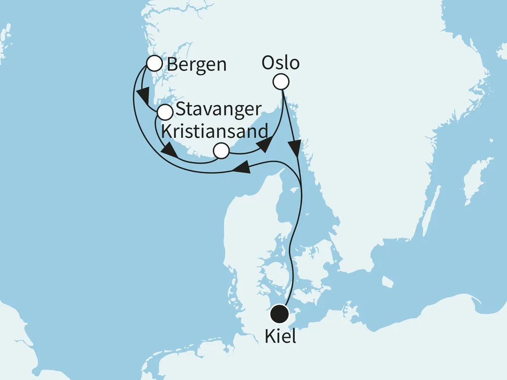 Norwegen Kreuzfahrt