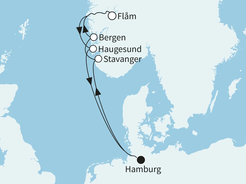 Norwegen Kreuzfahrt