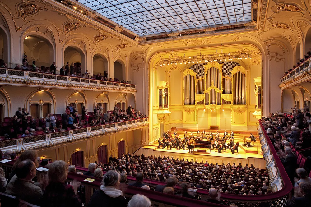 Innenraum der Laeiszhalle in Hamburg