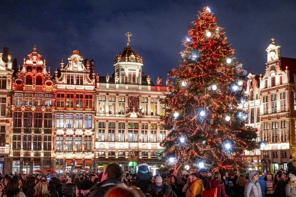 Weihnachtsmarkt in Brüssel