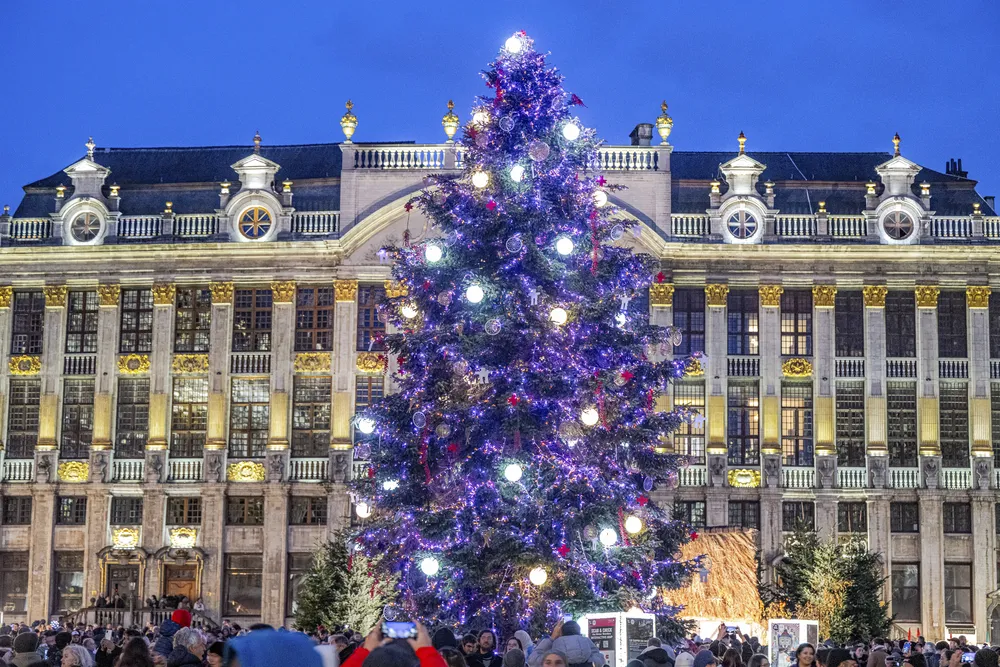 Weihnachtsmarkt in Brüssel