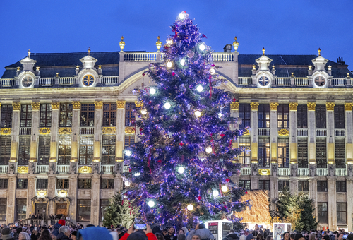 Weihnachtsmarkt in Brüssel