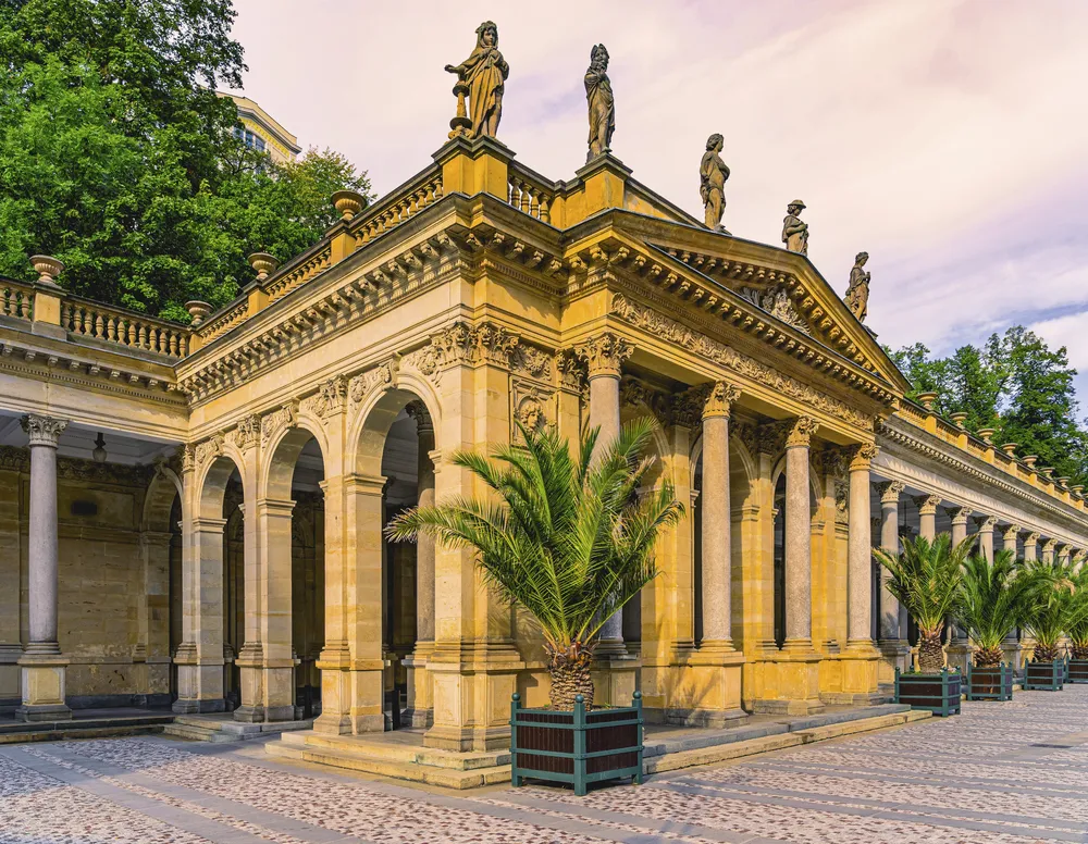 kleiner Tempel in Karlsbad in Tschechien
