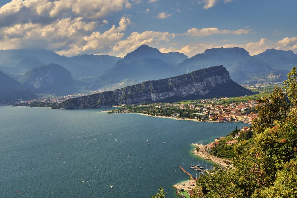 Torbole am Nordufer des Gardasees
