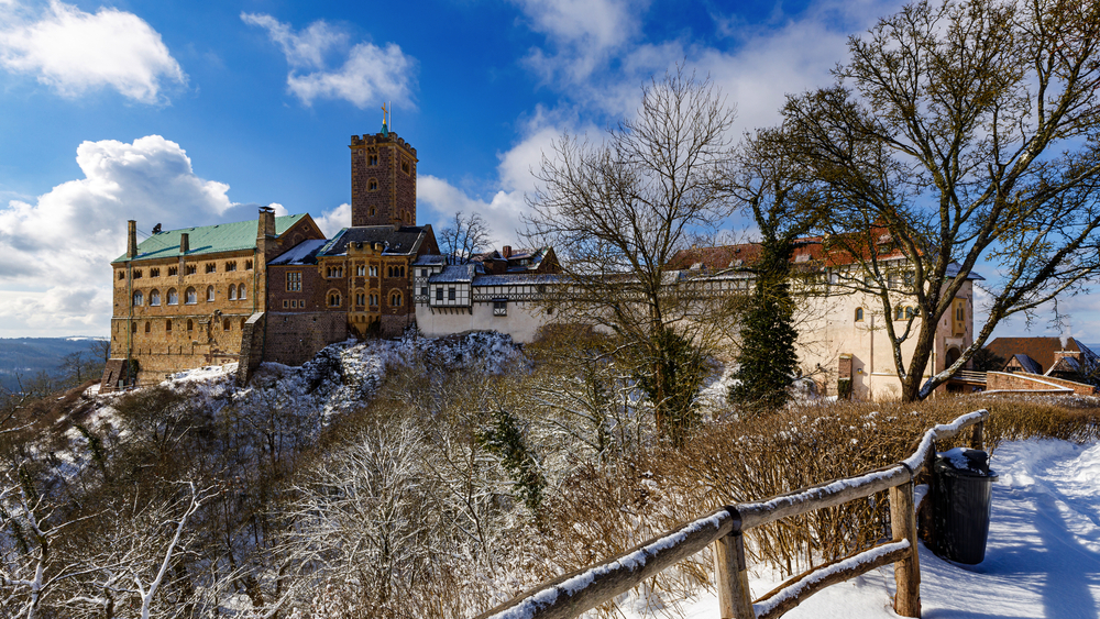 Wartburg im Winter