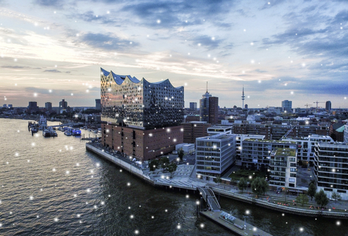 Elbphilharmonie im Winter