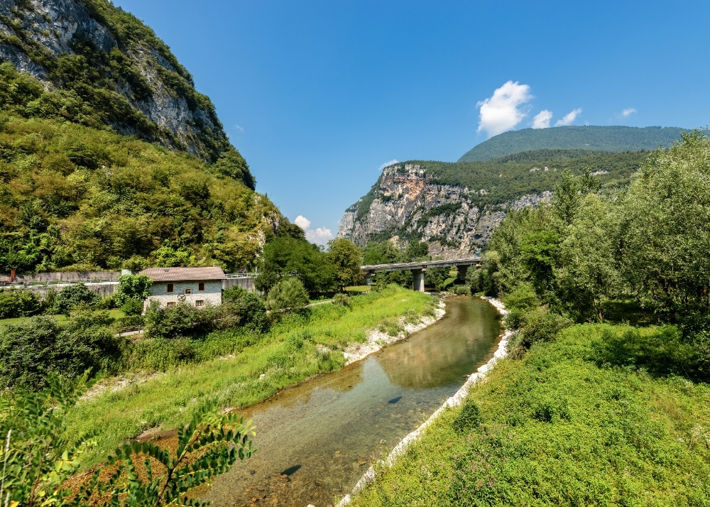 Valsugana Tal, Trentino, Italien