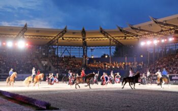 Die Turnier-Halle auf der CHIO Aachen