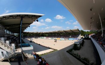 Die Turnier-Halle auf der CHIO Aachen