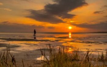 Sonnenuntergang an der Nordsee