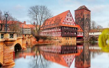 Ein Blick auf Nürnberg.