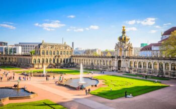 Berühmter Zwinger Palast in Dresden