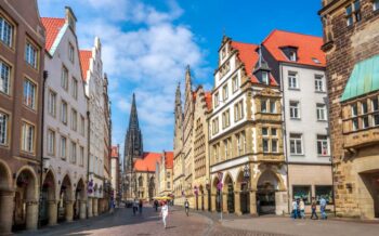 Blick auf den Prinzipalmarkt in Münster