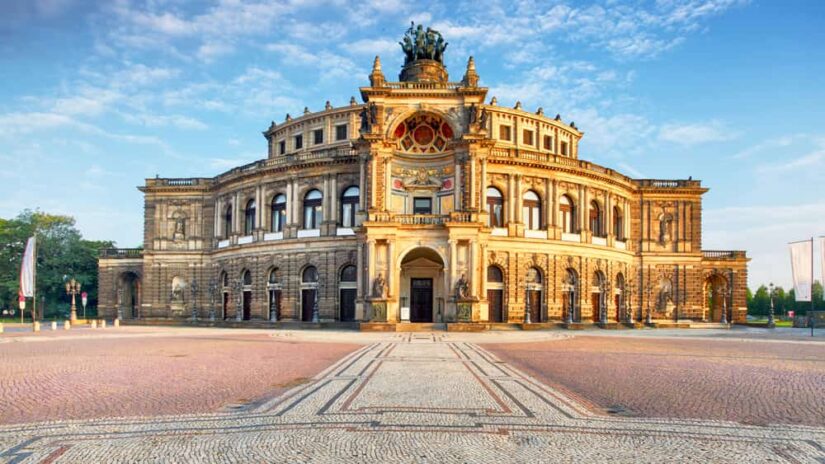 Die Semperoper in Dresden